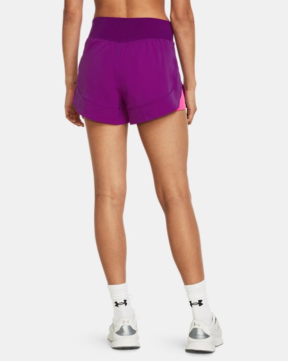 Women's UA Flex Woven 2-in-1 Shorts, Purple, pdpMainDesktop image number 1
